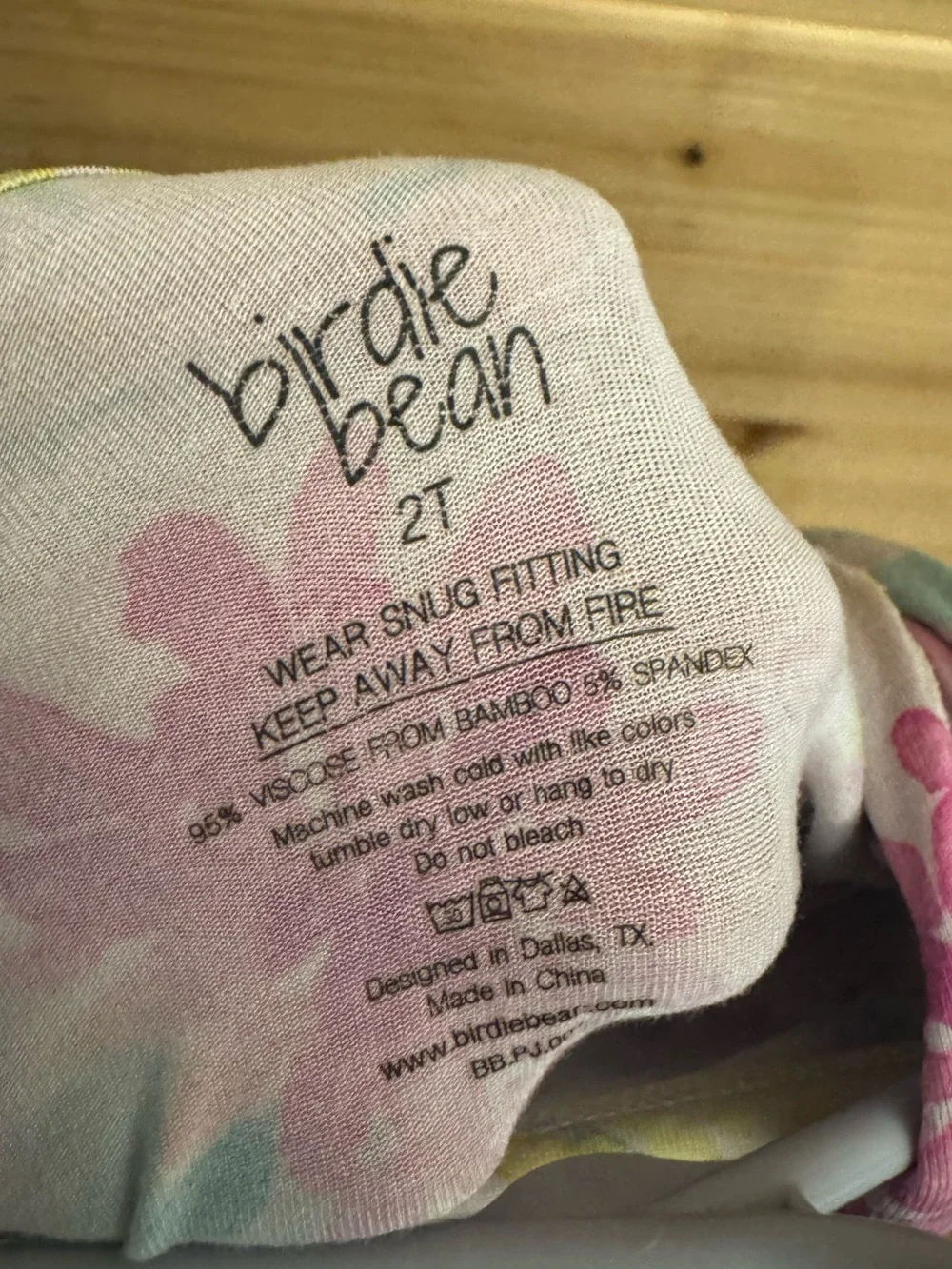Bundle Girls 2T Bamboo Blend Pajama Sets Sunflower Lemon Milkberry Birdie Bean